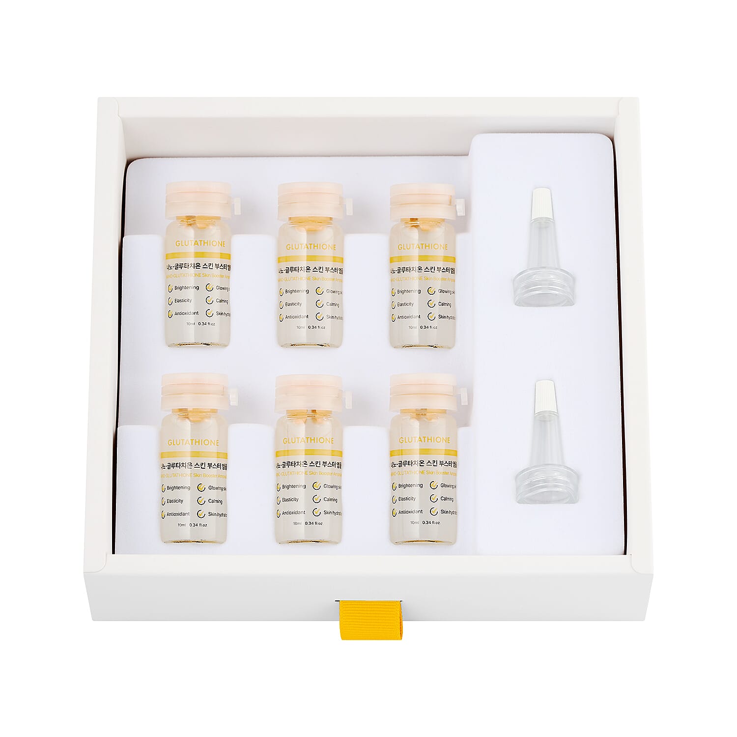 NiNE TAiLS Skin Booster Ampoule NANO- Glutathione (Made in Korea) 6x0.34oz