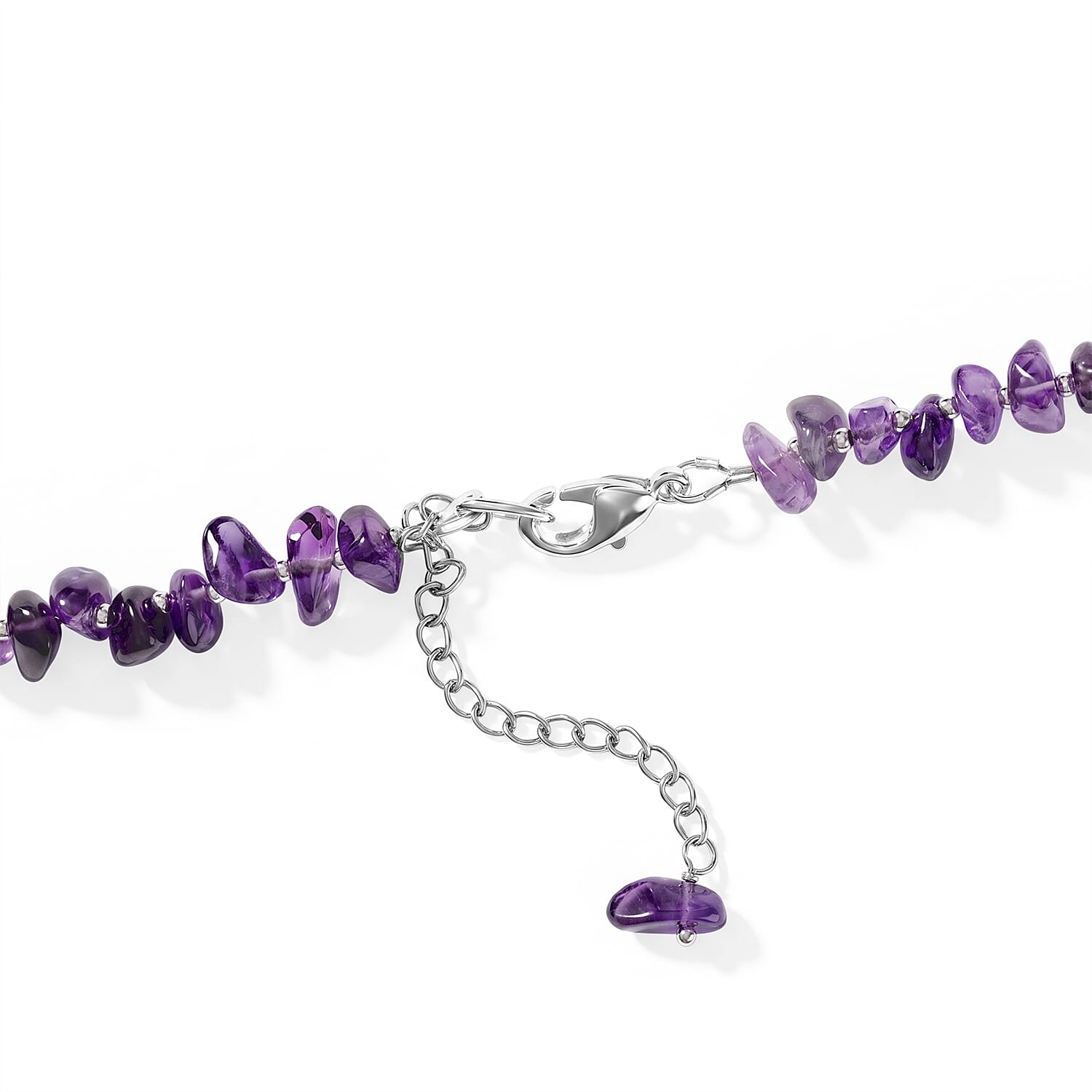 GCS African Amethyst, Fluorite Necklace Kit 159.00 ctw