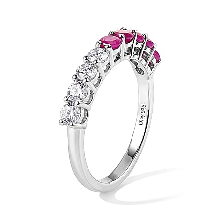 Moissanite & Mozambique Ruby / 5 - Product card gallery slide 3 (10336676741433)