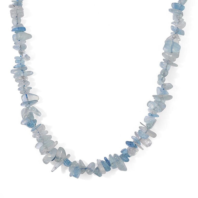 Aquamarine 154.50 ctw Chips Strand