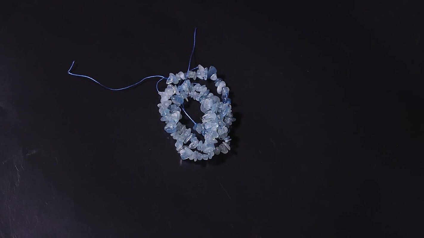 Aquamarine 154.50 ctw Chips Strand