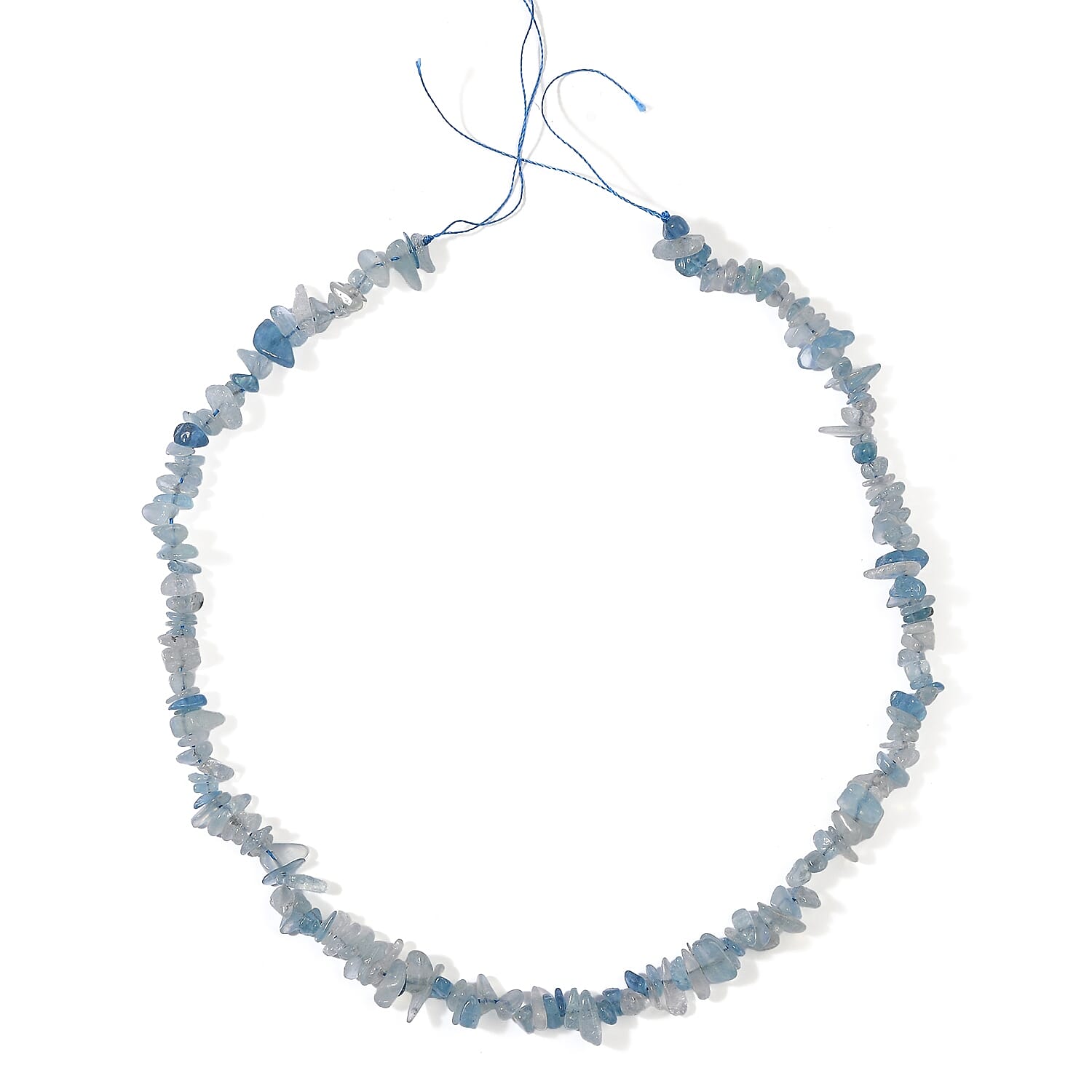 Aquamarine 154.50 ctw Chips Strand