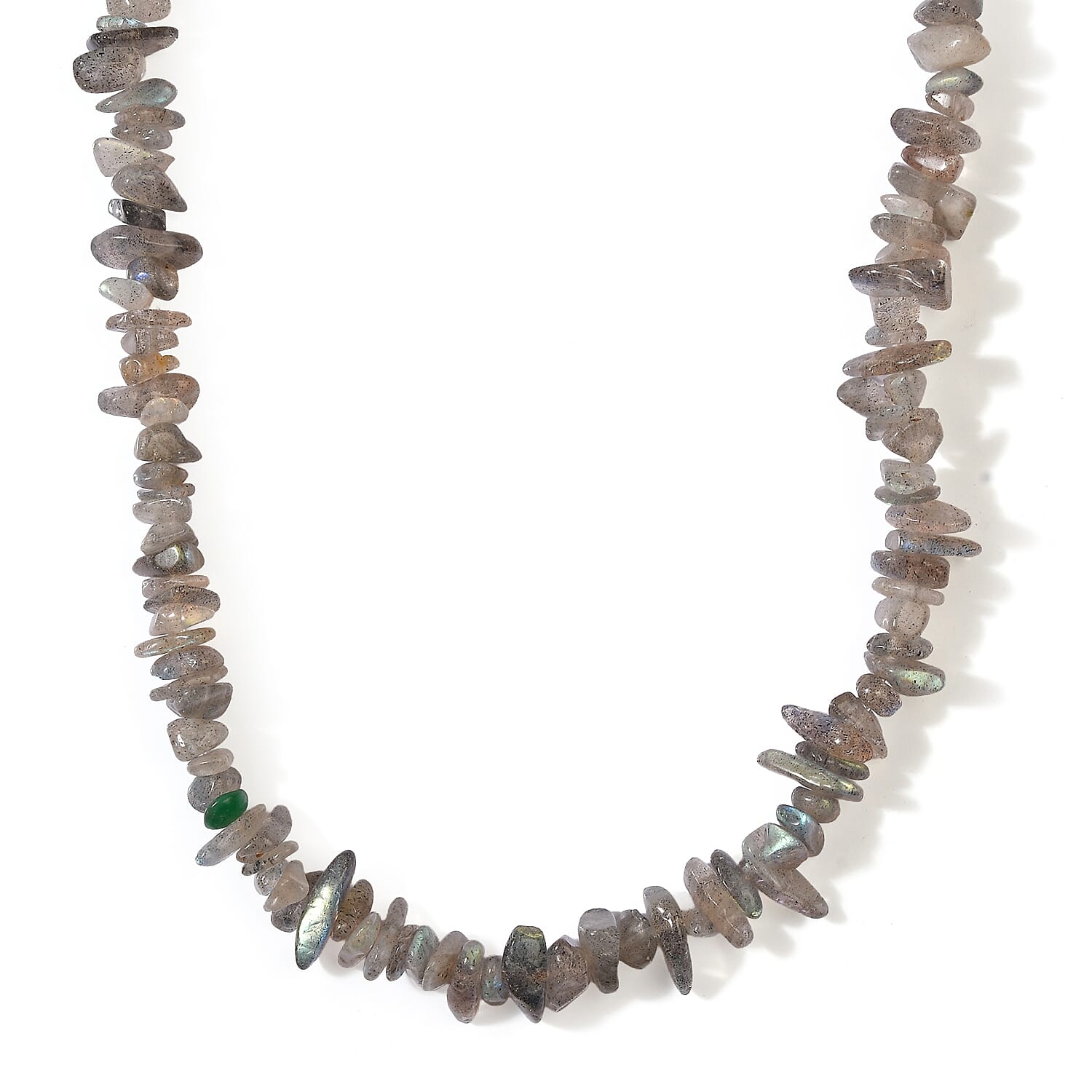 Malagasy Labradorite 260.90 ctw Chips Strand