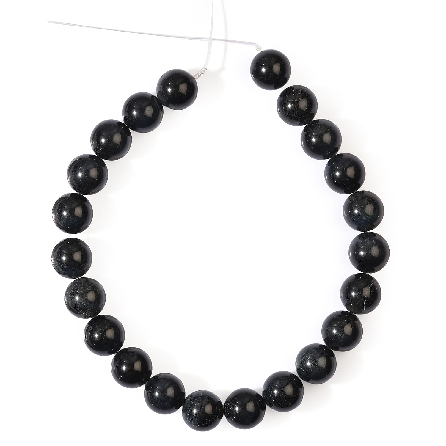Blue Tigers Eye 908.60 ctw Chips Strand