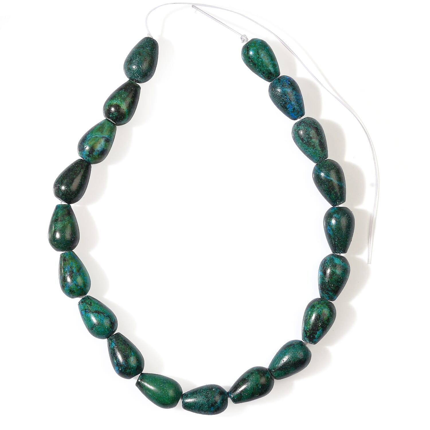 Aurora Azurite 487.87 ctw Chips Strand