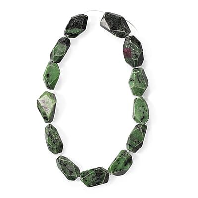 Ruby Zoisite 1059.90 ctw Chips Strand