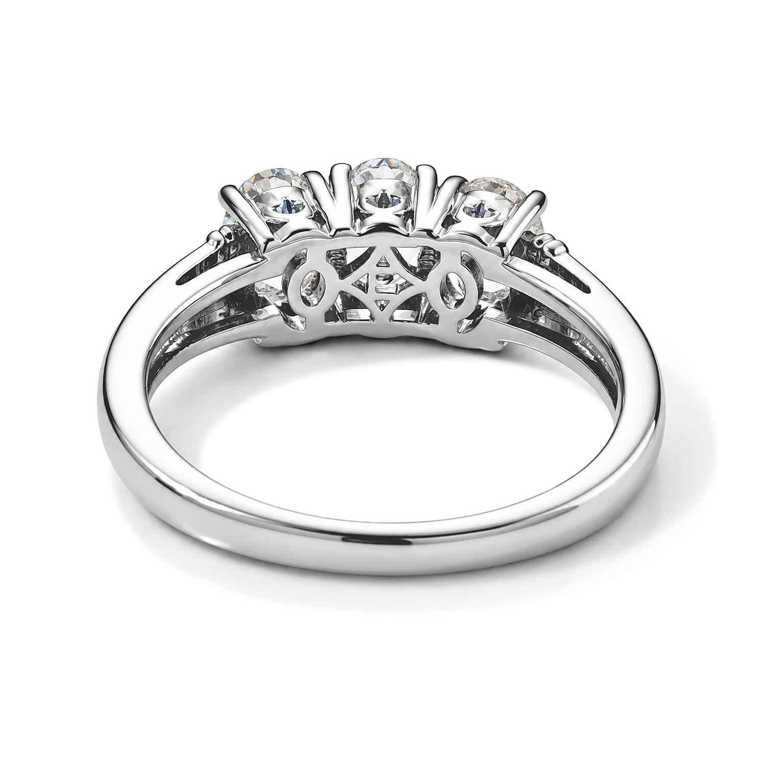EverTrue Brazilian Citrine 1.35 ctw Ring in Platinum Bond (Size 5.0)