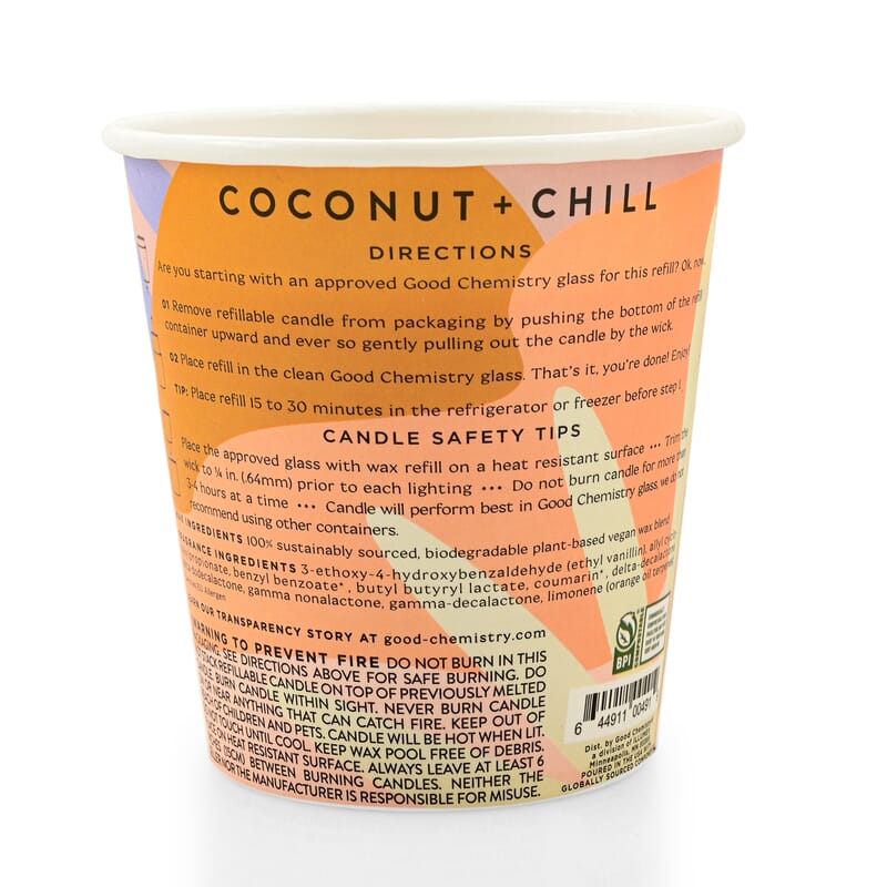 ILLUME Beauifully Done Coconut + Chill Refillable Candle 8.3oz