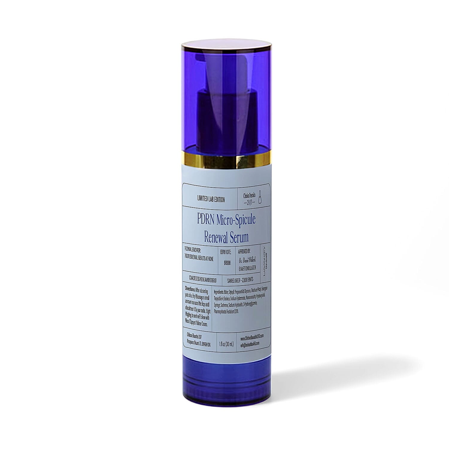 Clinical Results 24/7 Zero Gravity Limited Lab Edition PDRN Micro-Spicule Renewal Serum (1oz) Made in US