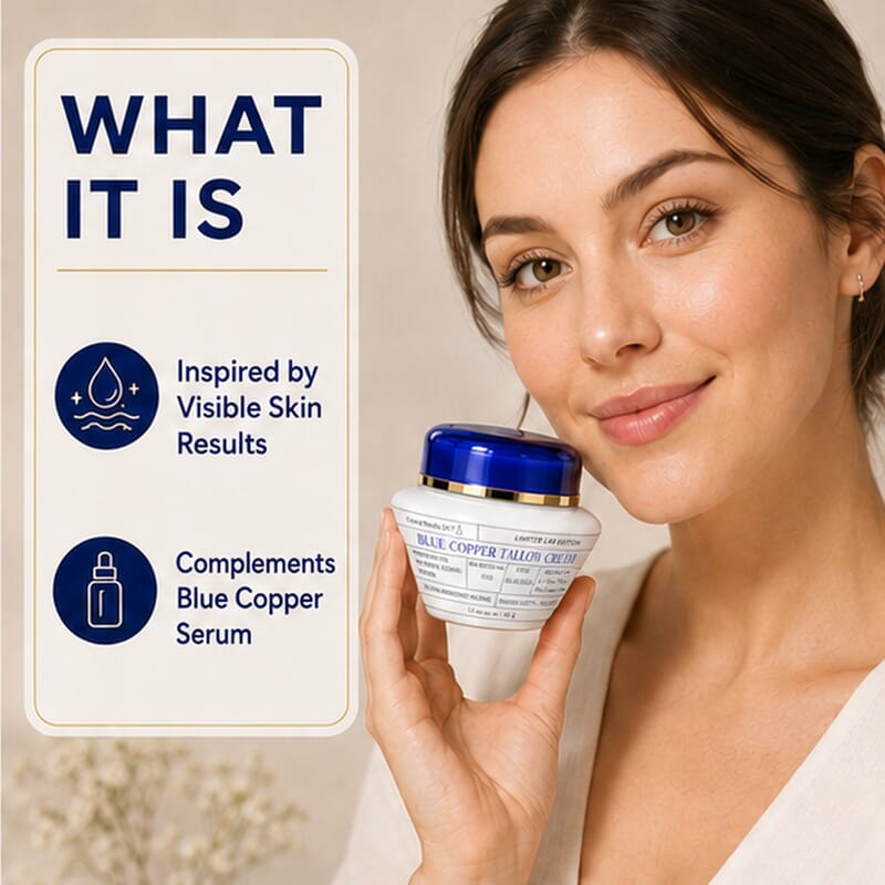 Clinical Results 24/7 Zero Gravity Limited Lab Edition Blue Copper Tallow Cream 1.7oz