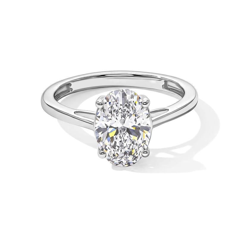 Luxuriant Lab Grown Diamond E-F VS 2.00 ctw Ring in 10K White Gold (Size 5.0)