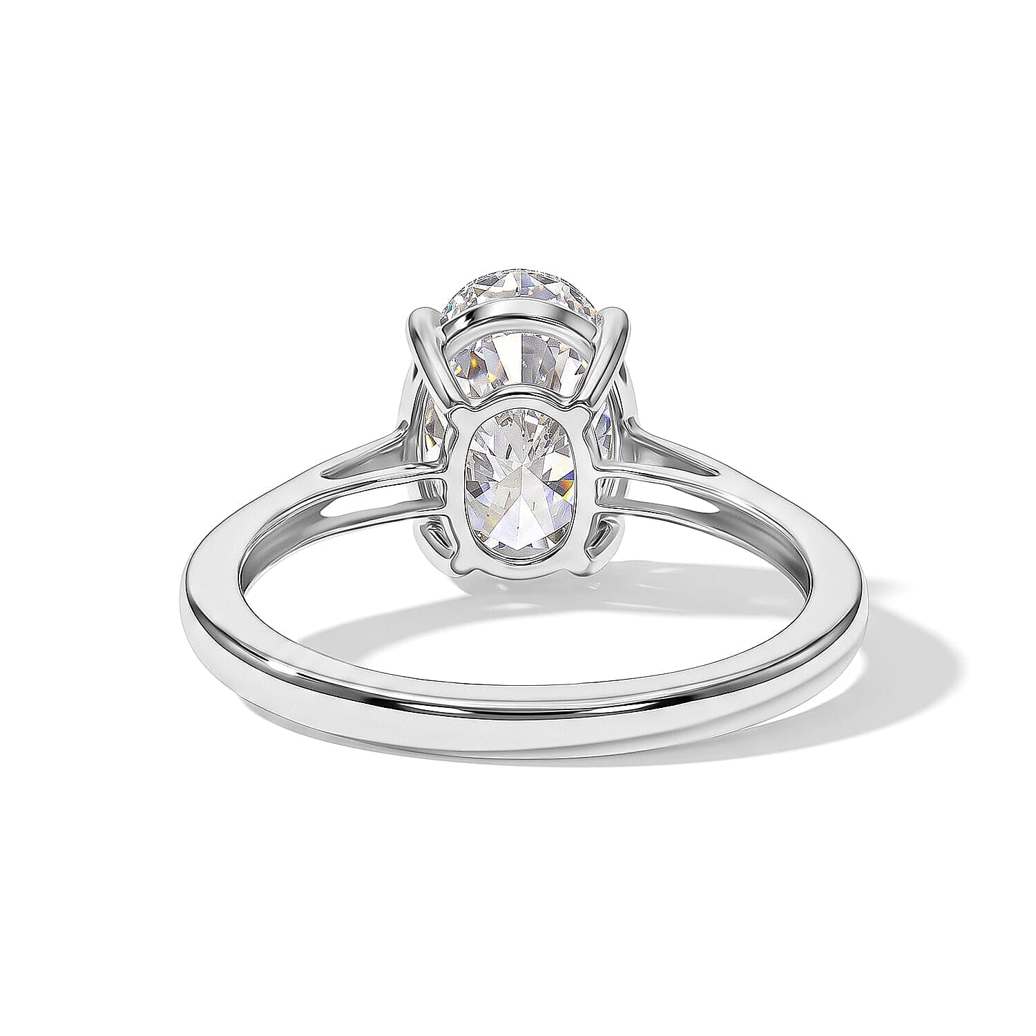 Luxuriant Lab Grown Diamond E-F VS 2.00 ctw Ring in 10K White Gold (Size 5.0)