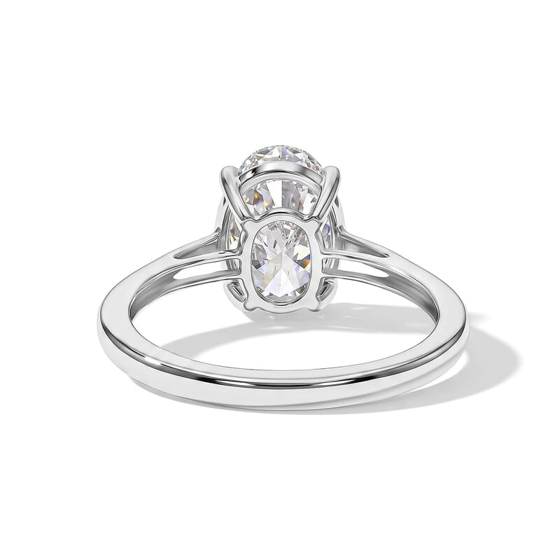 Luxuriant Lab Grown Diamond E-F VS 2.00 ctw Ring in 10K White Gold (Size 5.0)