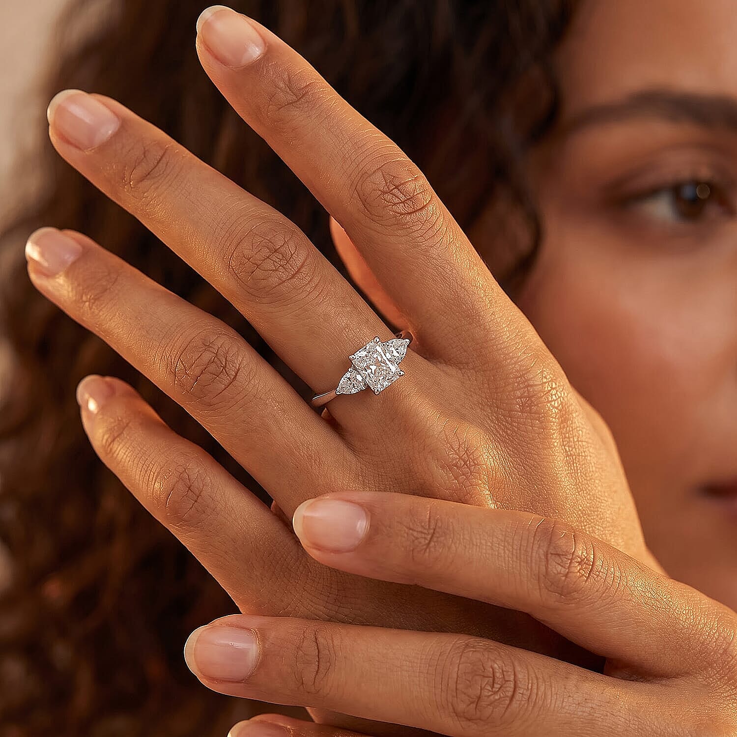 Luxuriant Lab Grown Diamond E-F VS 2.00 ctw Ring in 950 Platinum (Size 5.0)