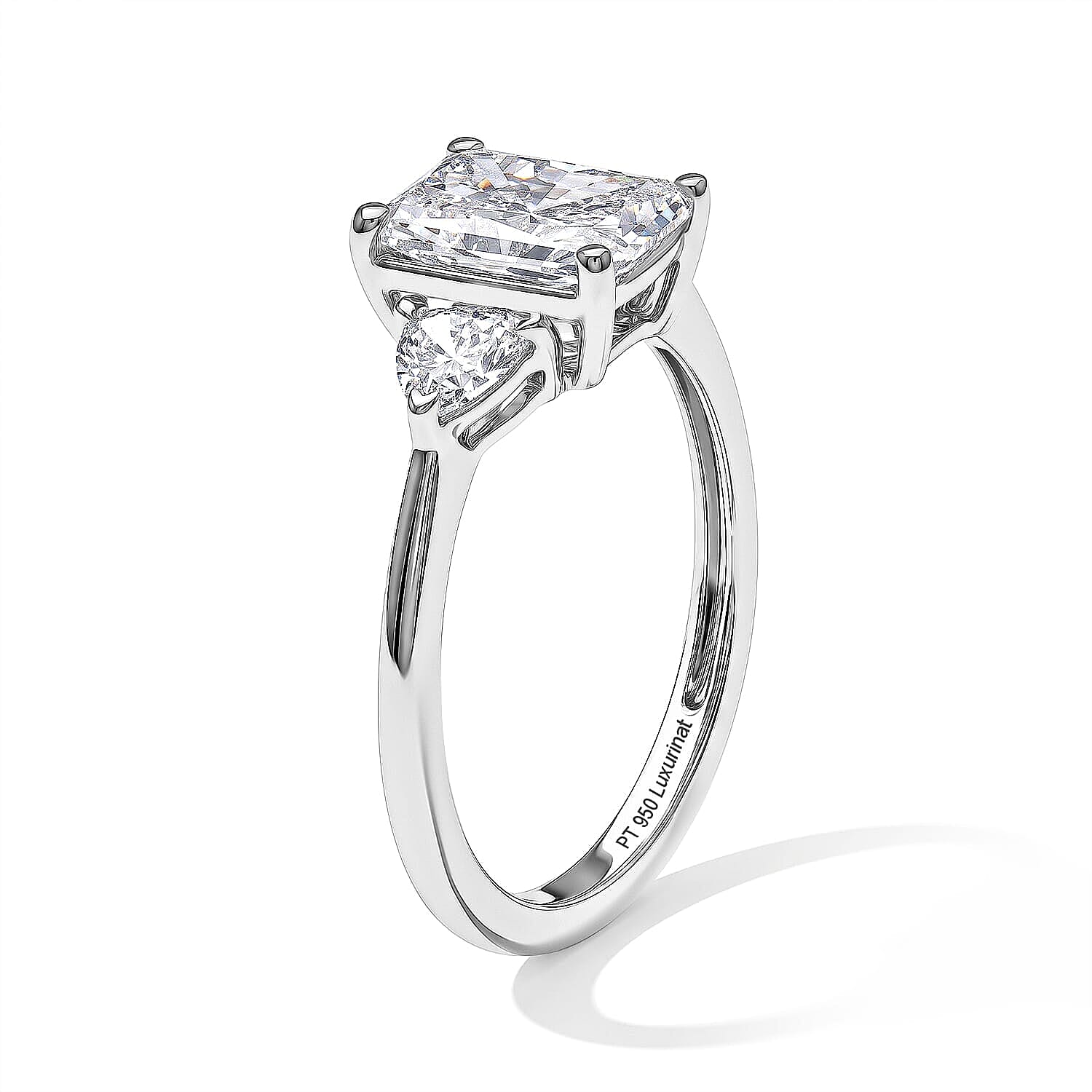 Luxuriant Lab Grown Diamond E-F VS 2.00 ctw Ring in 950 Platinum (Size 5.0)