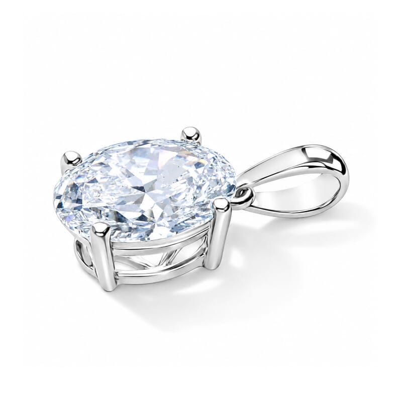 Luxuriant Lab Grown Diamond EF VS 2.00 ctw Pendant Without Chain in 10K White Gold