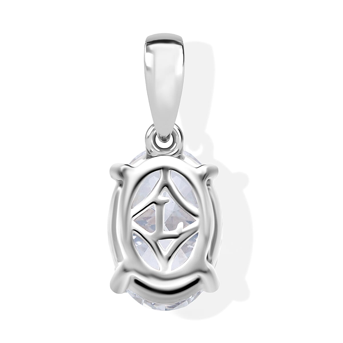 Luxuriant Lab Grown Diamond EF VS 2.00 ctw Pendant Without Chain in 10K White Gold