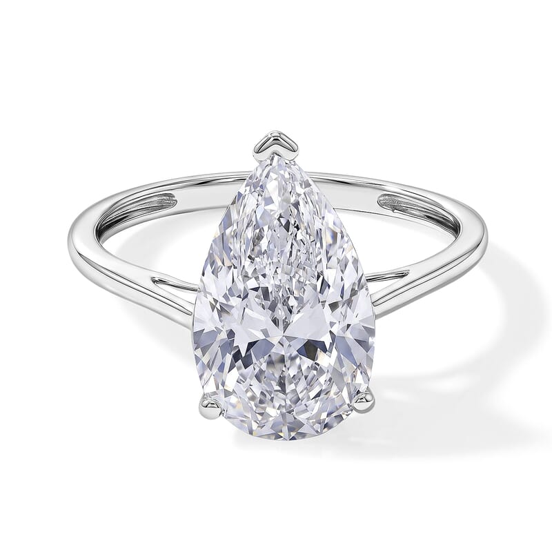 Luxuriant Lab Grown Diamond G VS 5.00 ctw Ring in 14K White Gold (Size 5.0)