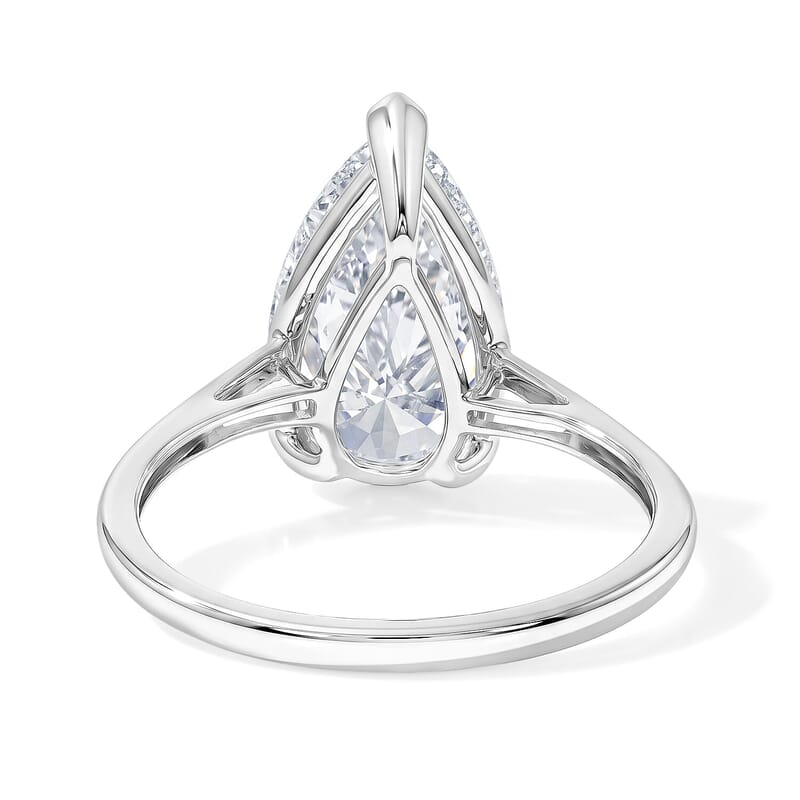 Luxuriant Lab Grown Diamond G VS 5.00 ctw Ring in 14K White Gold (Size 5.0)