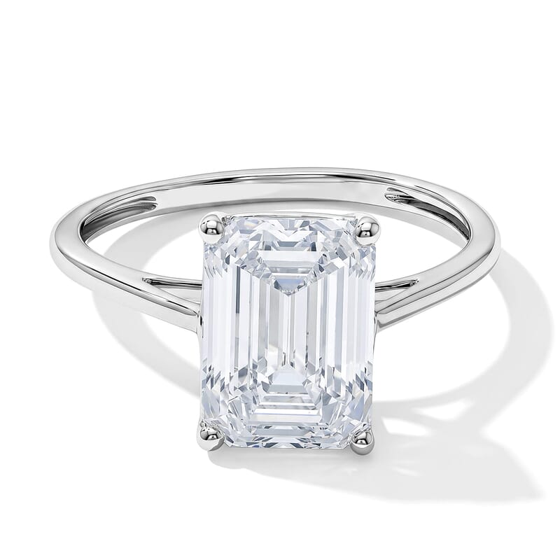 14K White Gold Luxuriant Lab Grown Diamond (G, VS) Ring (Size 5.0) 5.00 ctw