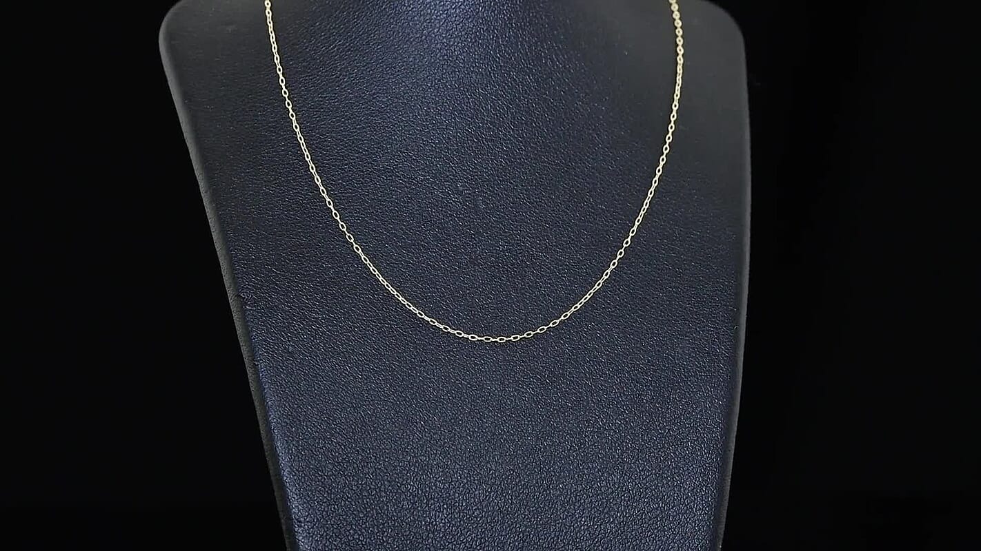 Necklace in 14K Yellow Gold 20 Inches 0.70 Grams