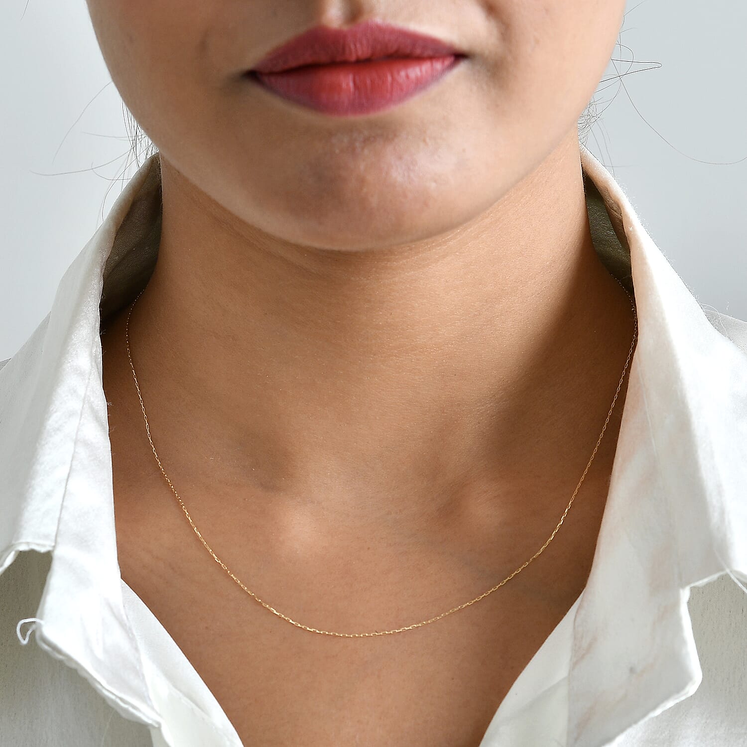 Necklace in 14K Yellow Gold 20 Inches 0.70 Grams