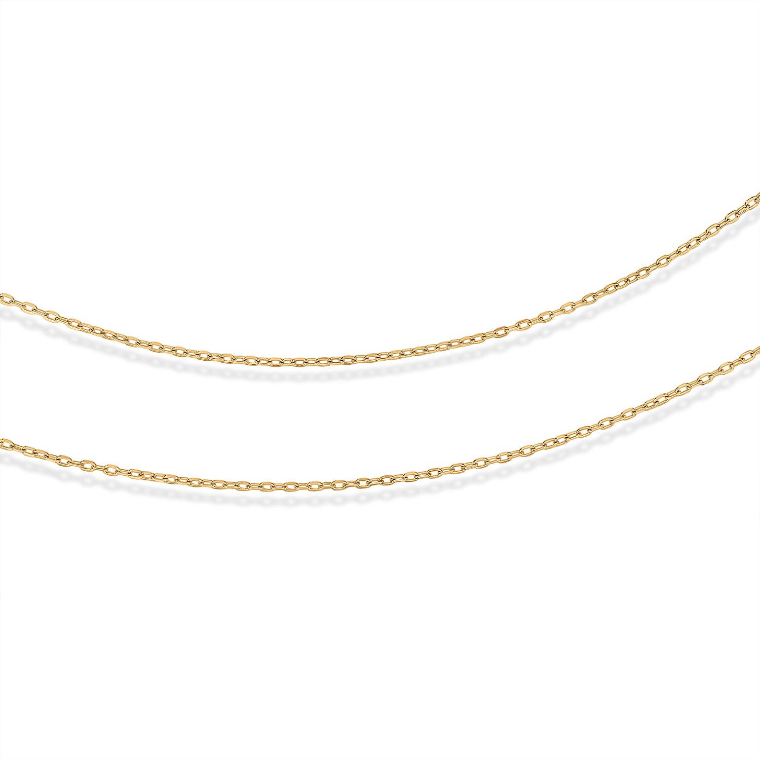Necklace in 14K Yellow Gold 20 Inches 0.70 Grams