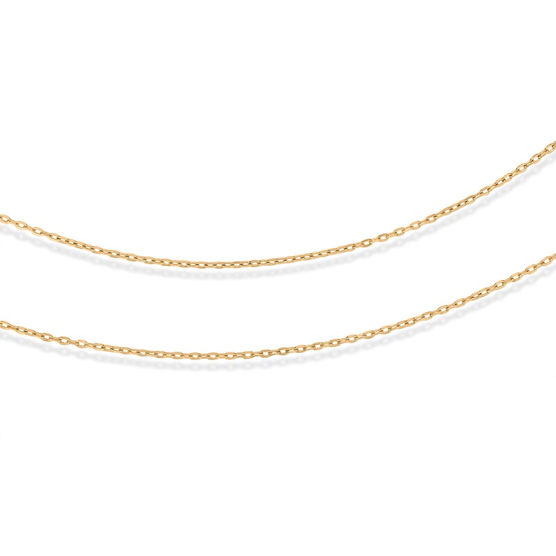 Necklace in 14K Yellow Gold 20 Inches 0.70 Grams