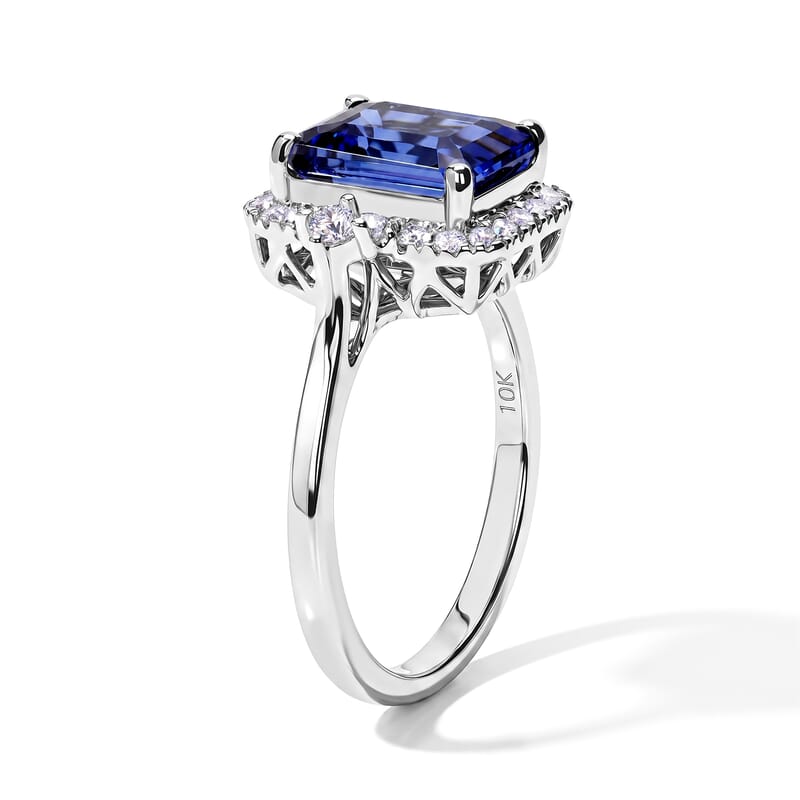 Radiant Nocturne – Tanzanite Ring