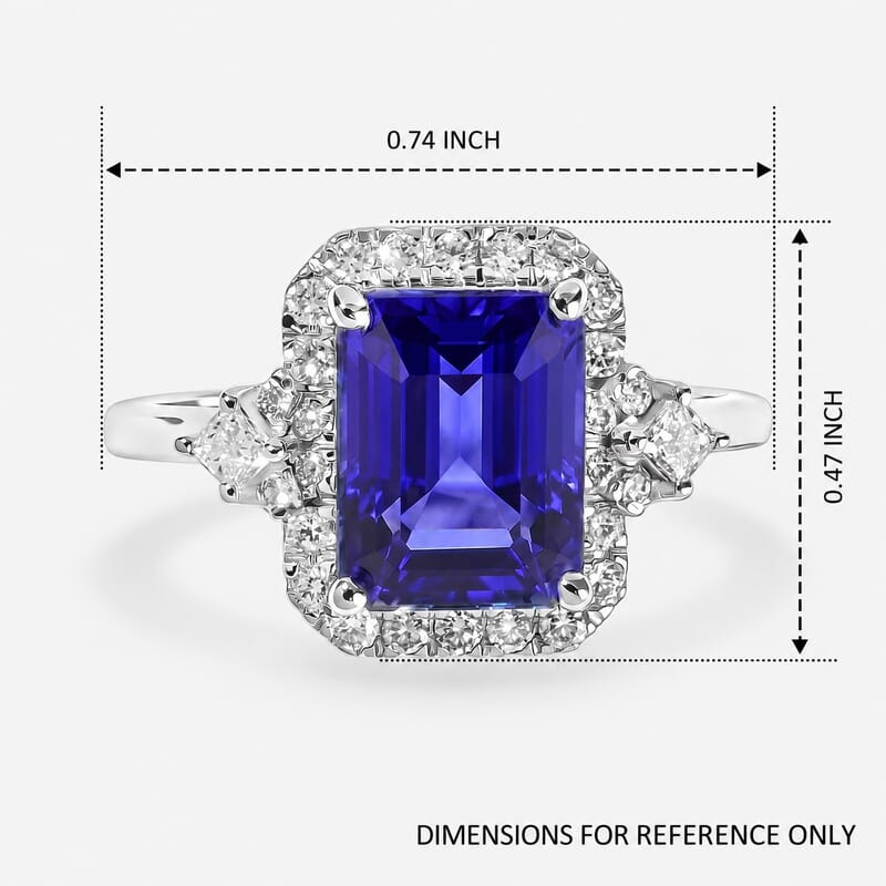 Radiant Nocturne – Tanzanite Ring