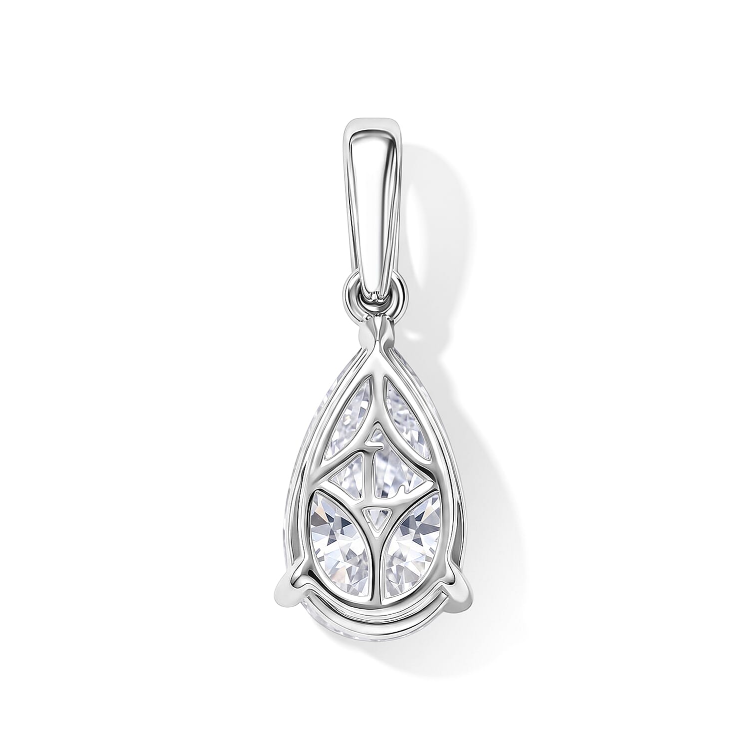Luxuriant Designer Deal 2026 Luxuriant Lab Grown Diamond EF VS 2.00 ctw Pendant Without Chain in 10K White Gold