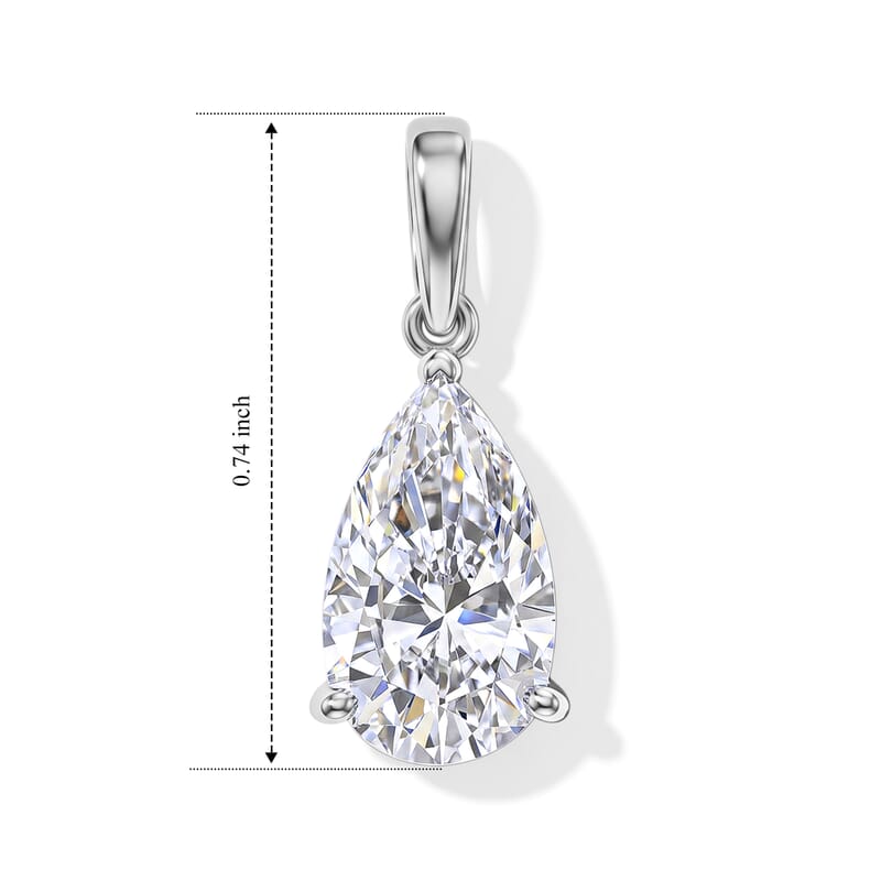 Luxuriant Designer Deal 2026 Luxuriant Lab Grown Diamond EF VS 2.00 ctw Pendant Without Chain in 10K White Gold