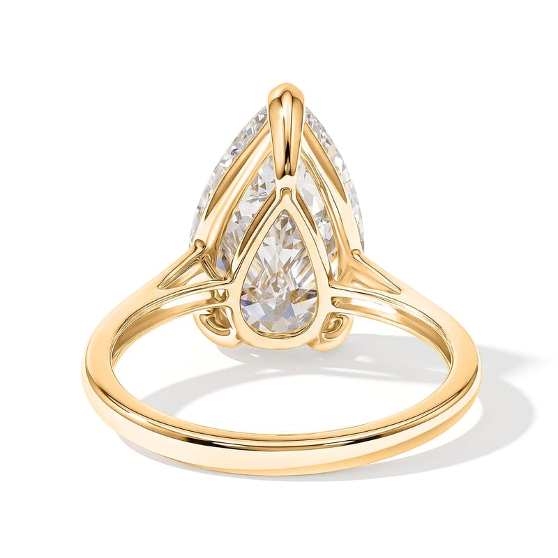 14K Yellow Gold Luxuriant Lab Grown Diamond (G, VS) Ring (Size 5.0) 5.00 ctw