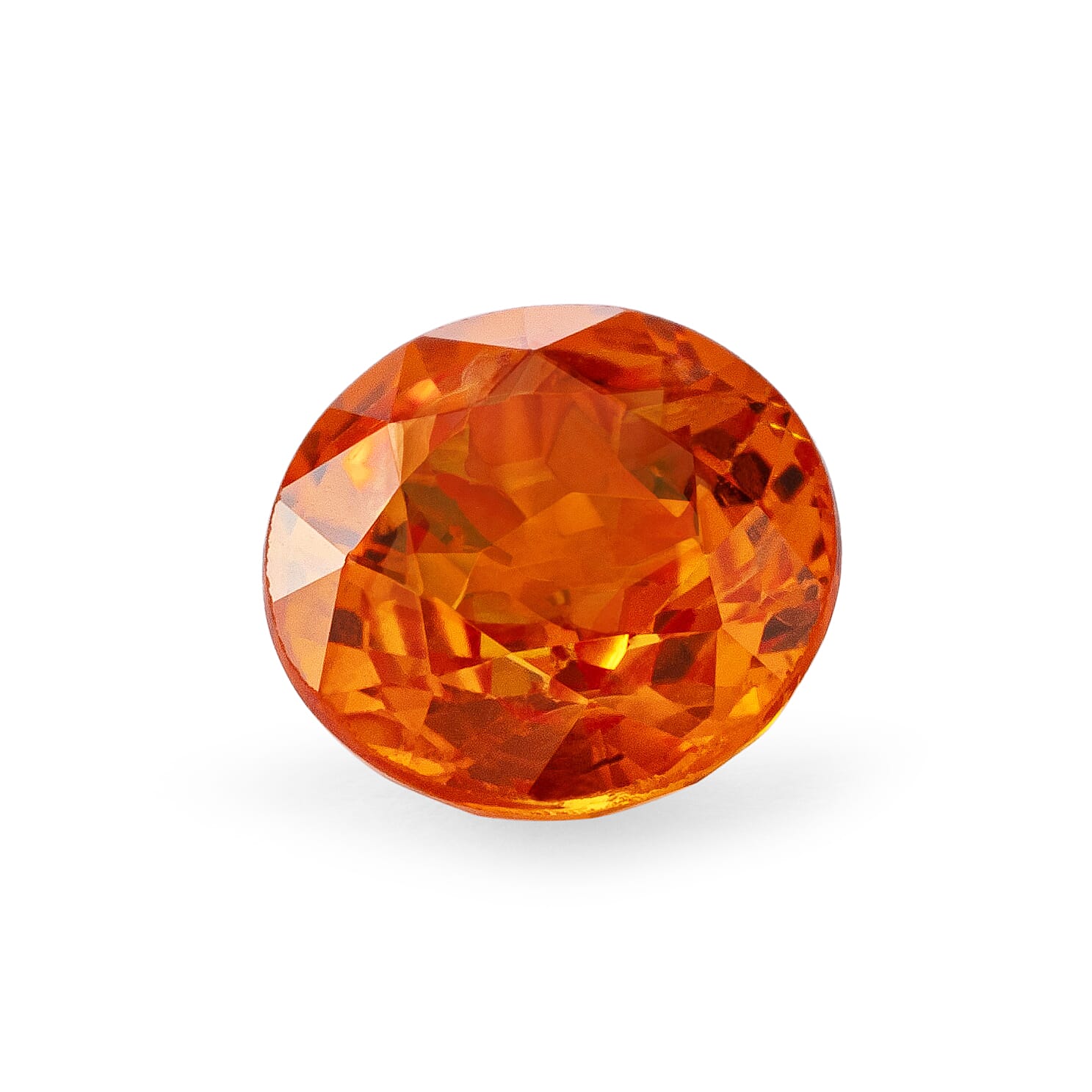 AAAA Sunset Sapphire (Rnd 8mm) 2.20 ctw