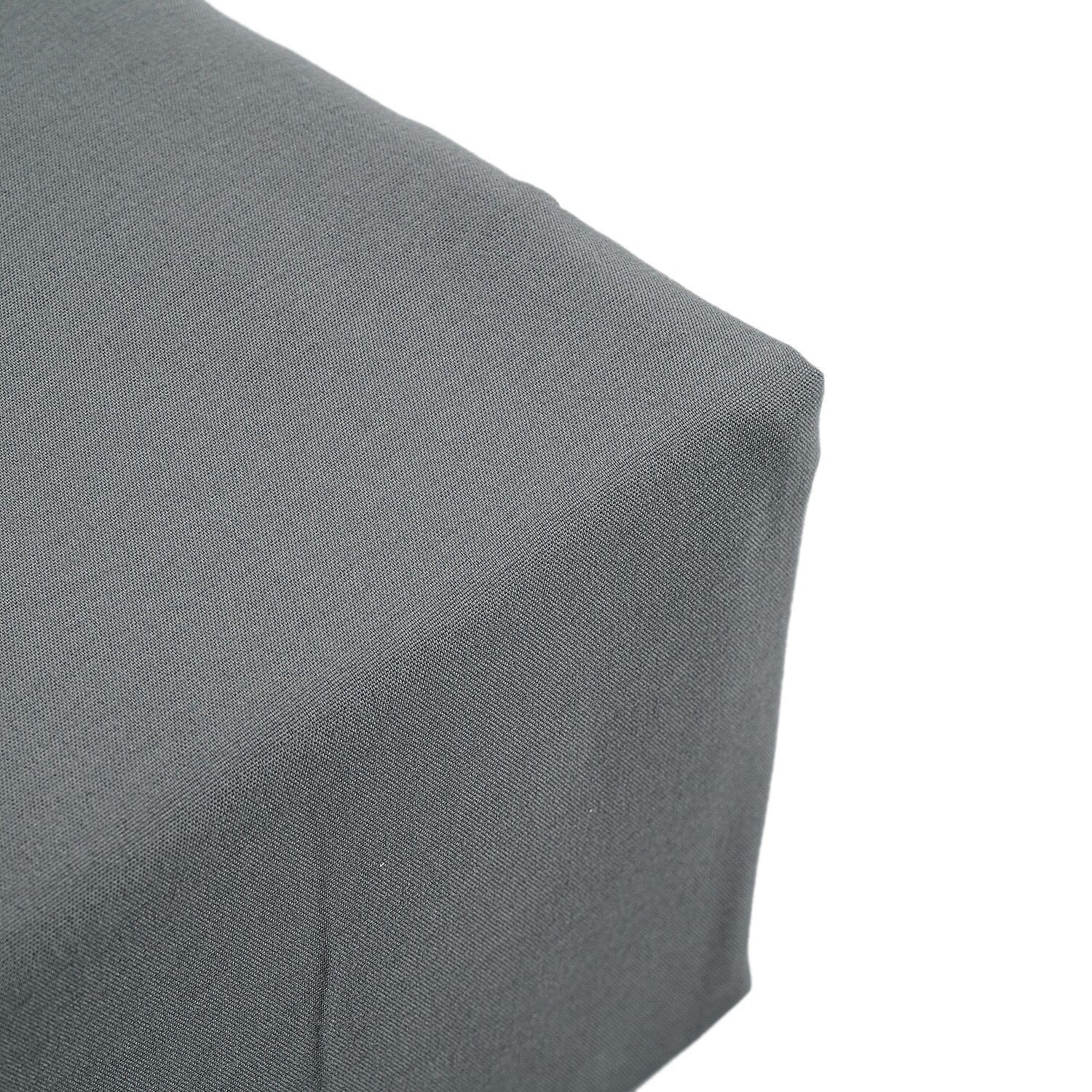American Thread Collection 4pc Charcoal Gray Microfiber Sheet Set -Twin