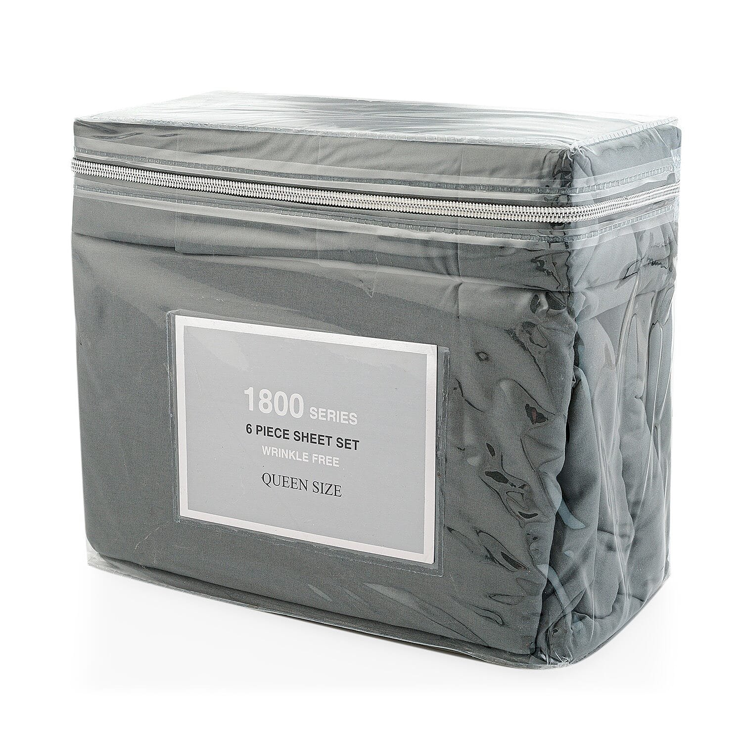 American Thread Collection 4pc Charcoal Gray Microfiber Sheet Set -Twin