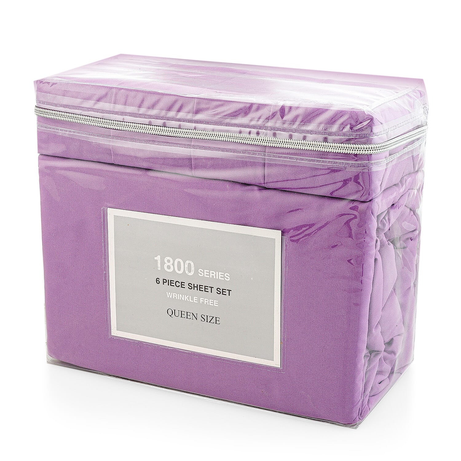 American Thread Collection 6pc Lavender Microfiber Sheet Set -Full