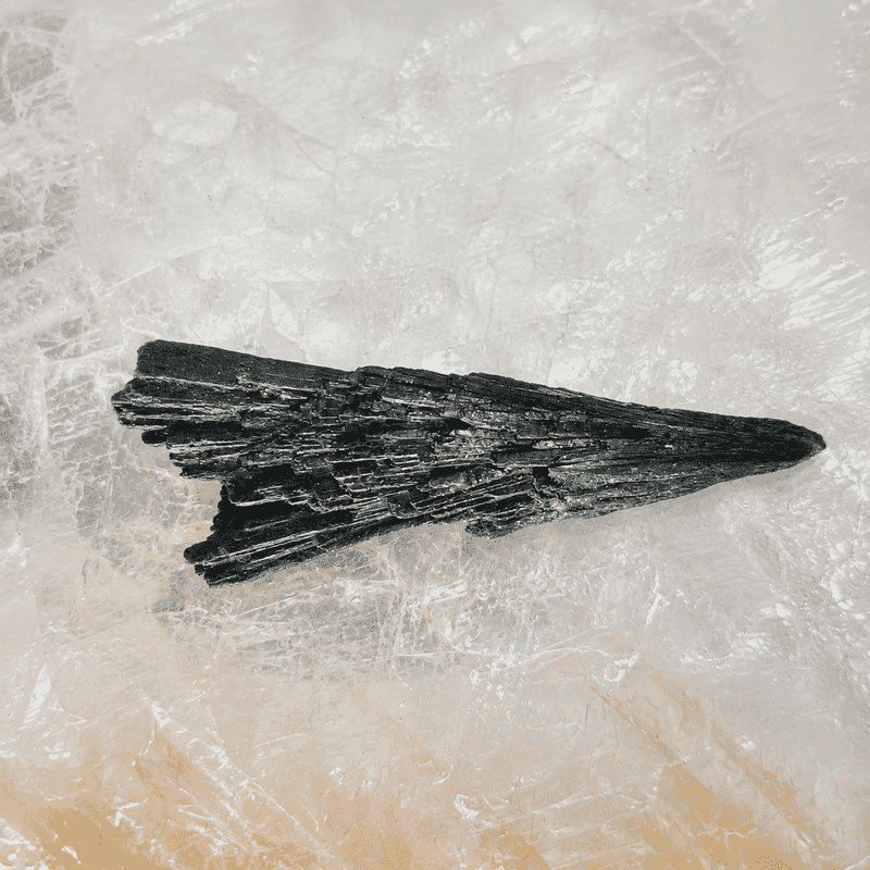 Natural Black Kyanite Spear 2-3 Approx 165Ctw
