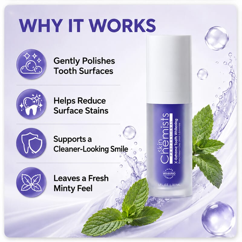 Skin Chemists X-Exteme Teeth Whitening Toothpaste