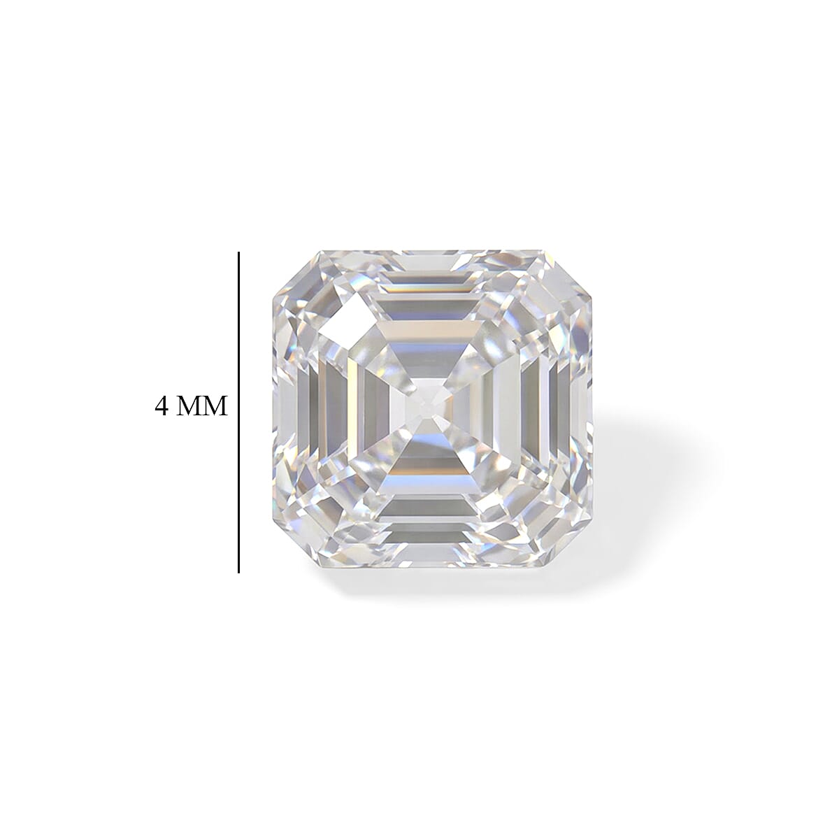Hyalite Opal Set of 3 (Asscher 4x4 mm) 0.56 ctw