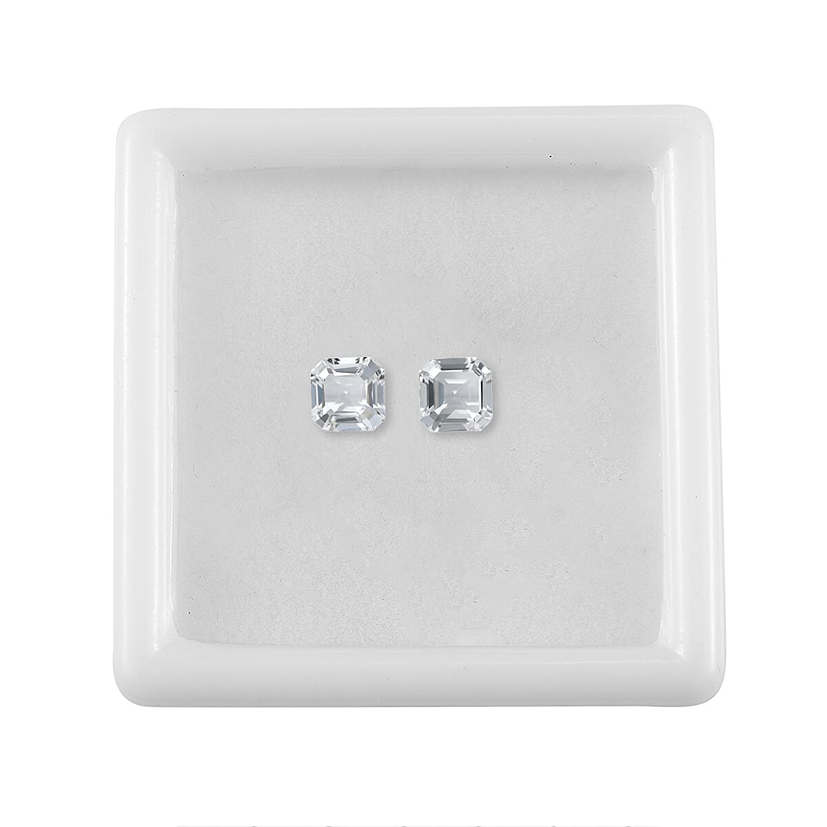 Hyalite Opal Set of 2 (Oct 5x5 mm) 0.77 ctw