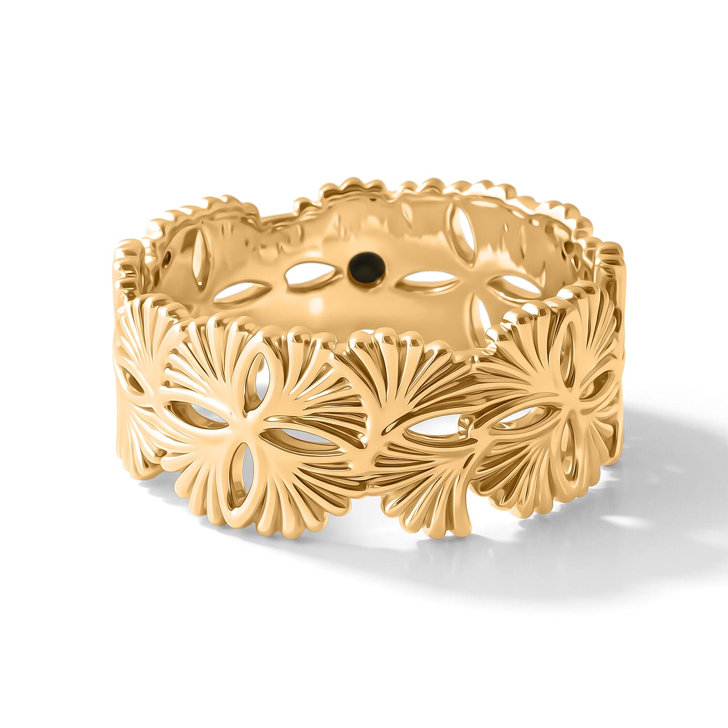 GP 14K Yellow Gold Floral Ring (Size 10.0) (2.20 g)