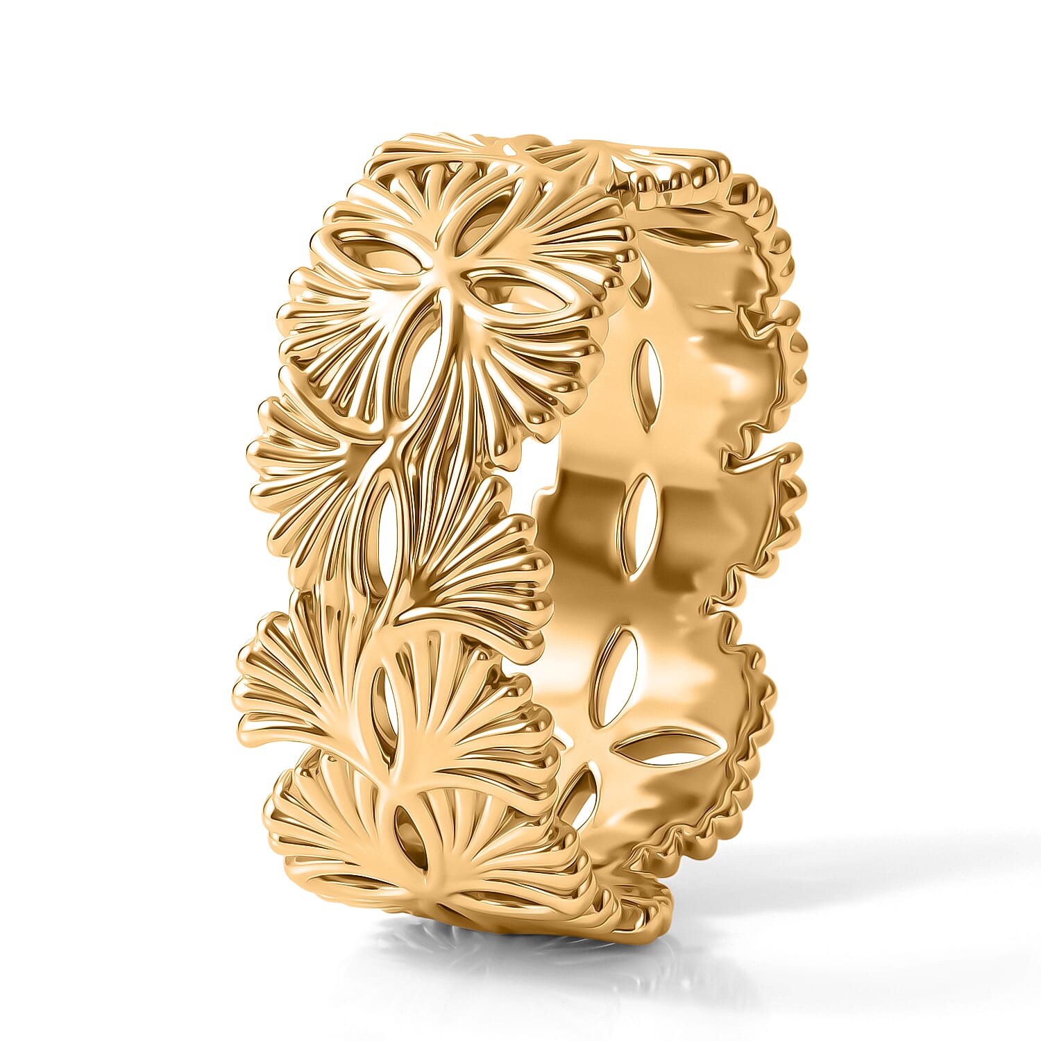 GP Floral Ring in 14K Yellow Gold (Size 6.0) 2.20 Grams