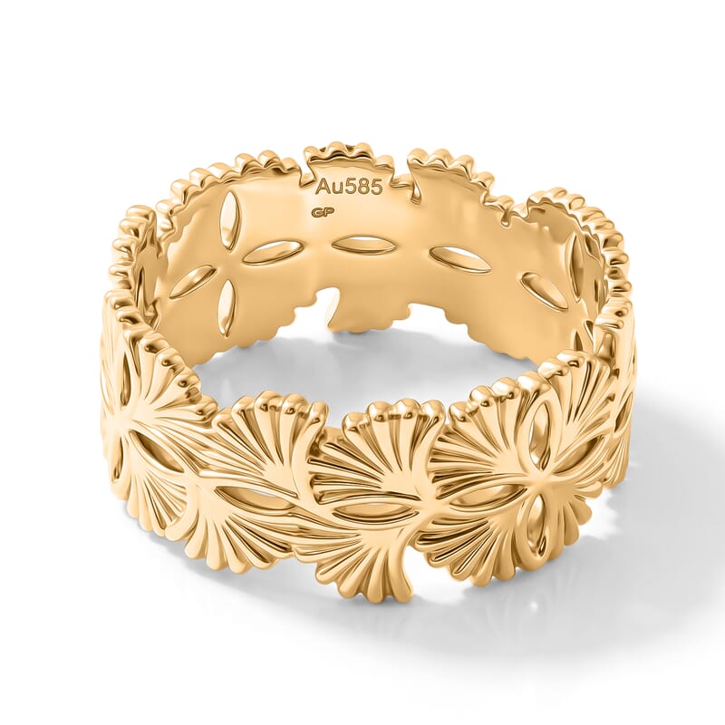 GP Floral Ring in 14K Yellow Gold (Size 6.0) 2.20 Grams