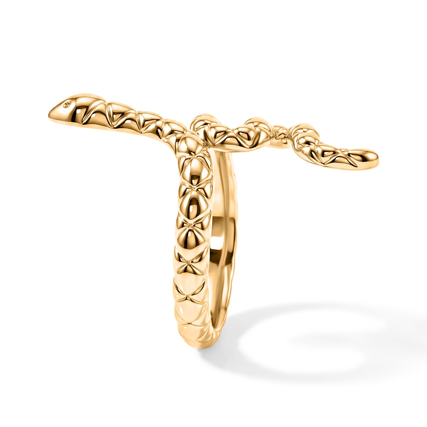 GP Snake Ring in 14K Yellow Gold (Size 6.0) 1.30 Grams