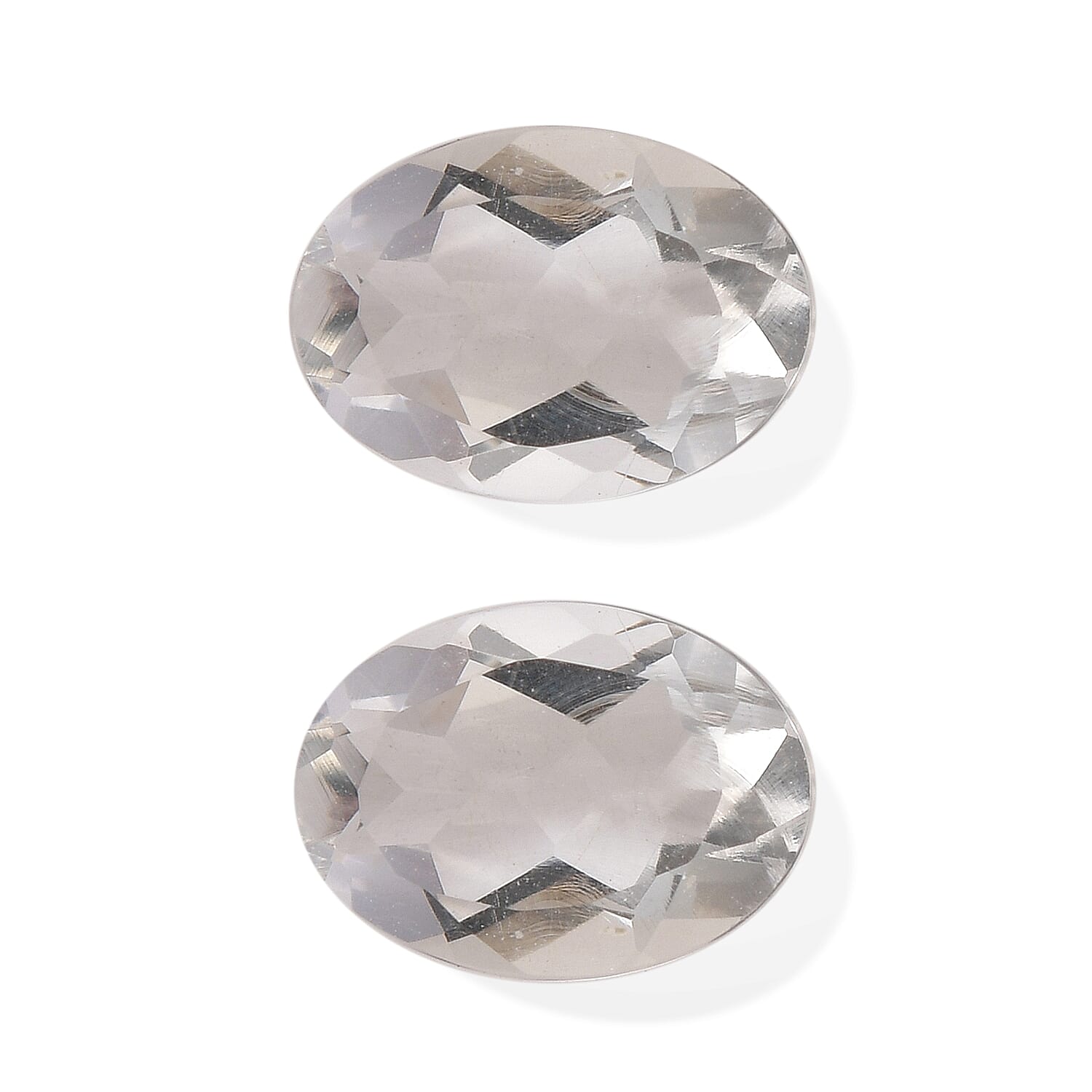 Hyalite Opal Set of 2 (Ovl 7x5 mm) 1.12 ctw
