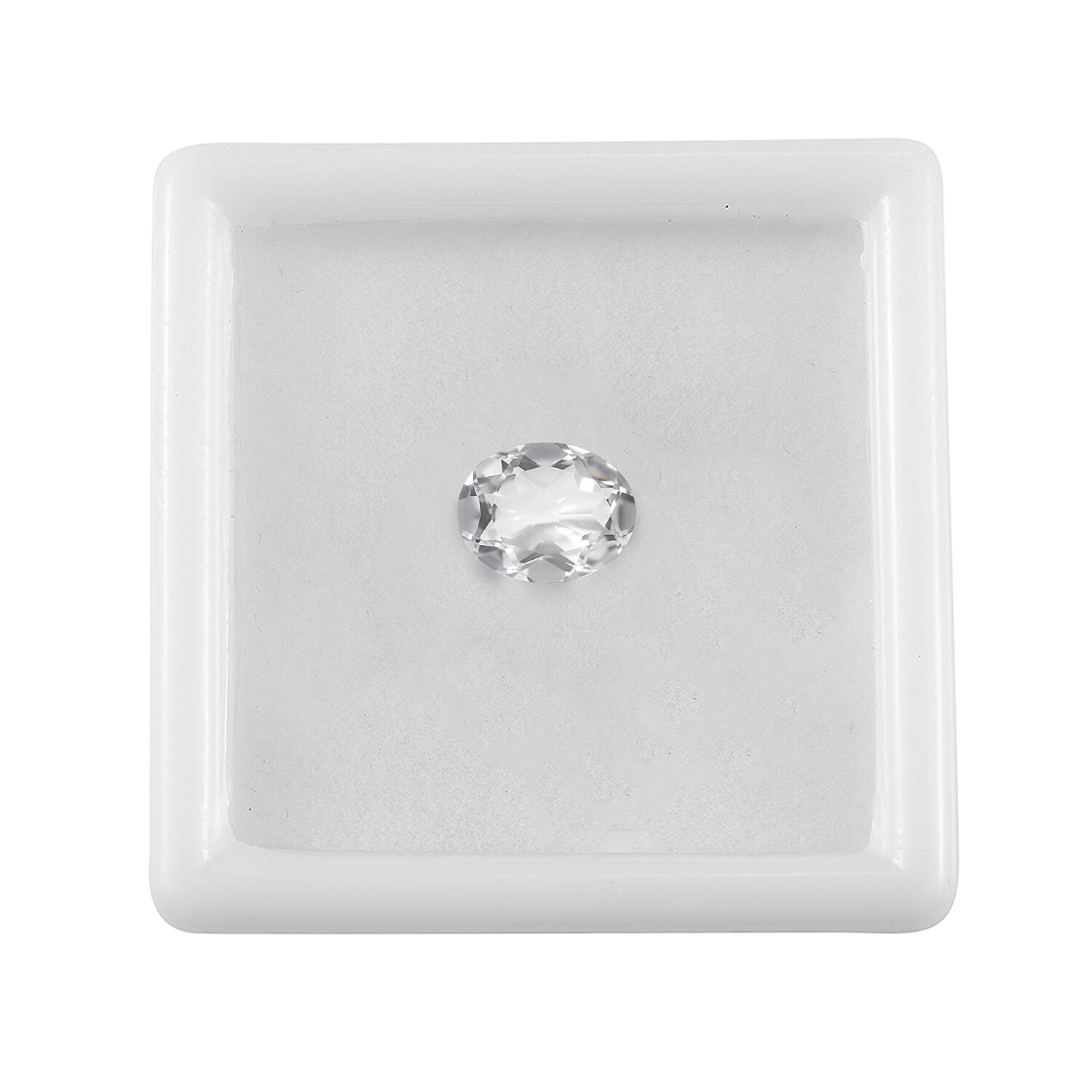 Hyalite Opal (Ovl 9x7 mm) 0.95 ctw