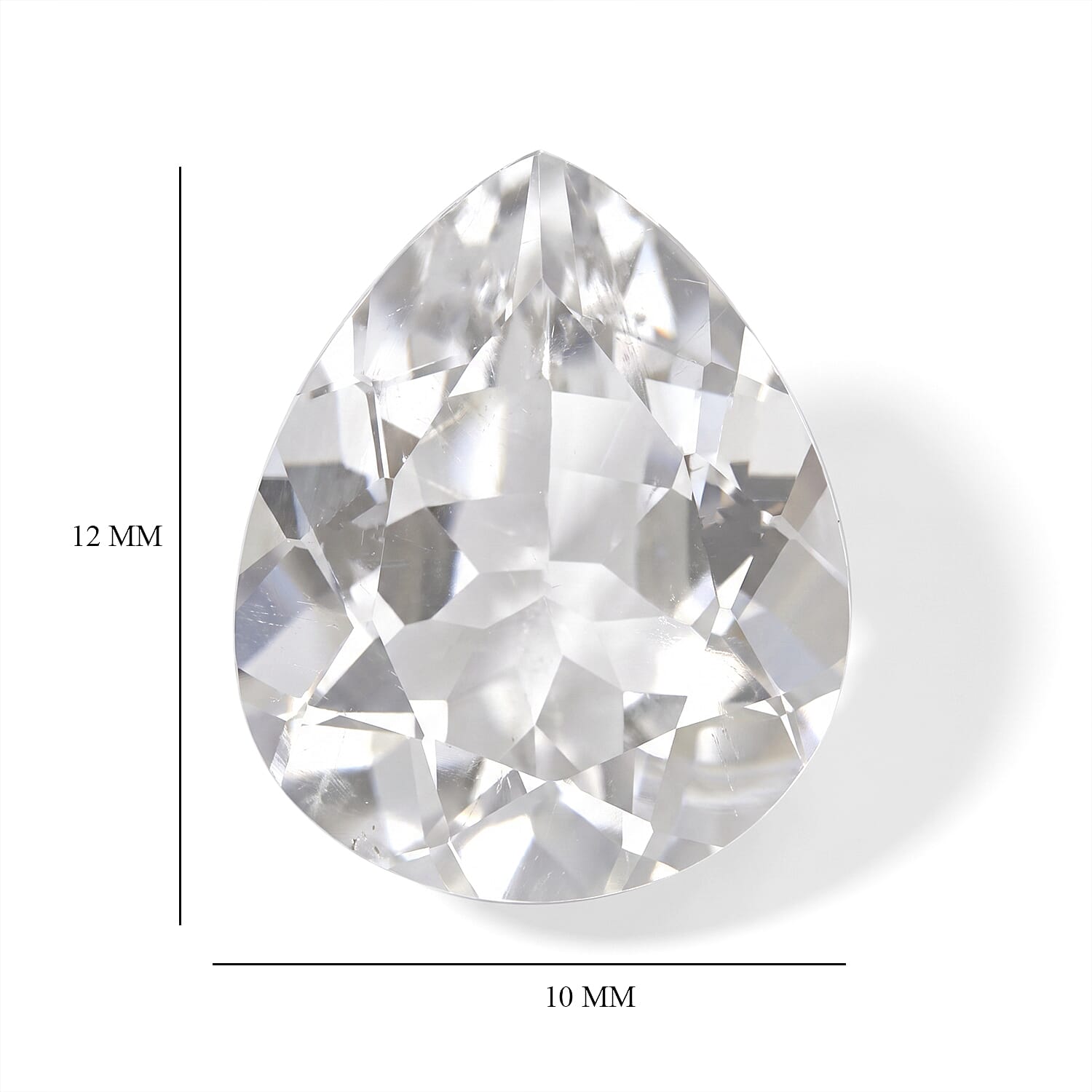 Hyalite Opal (Pear 12x10 mm) 2.40 ctw