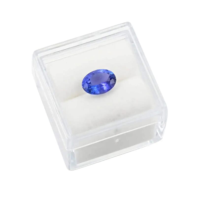 AAAA Tanzanite (Ovl 8x6 mm) 1.00 ctw