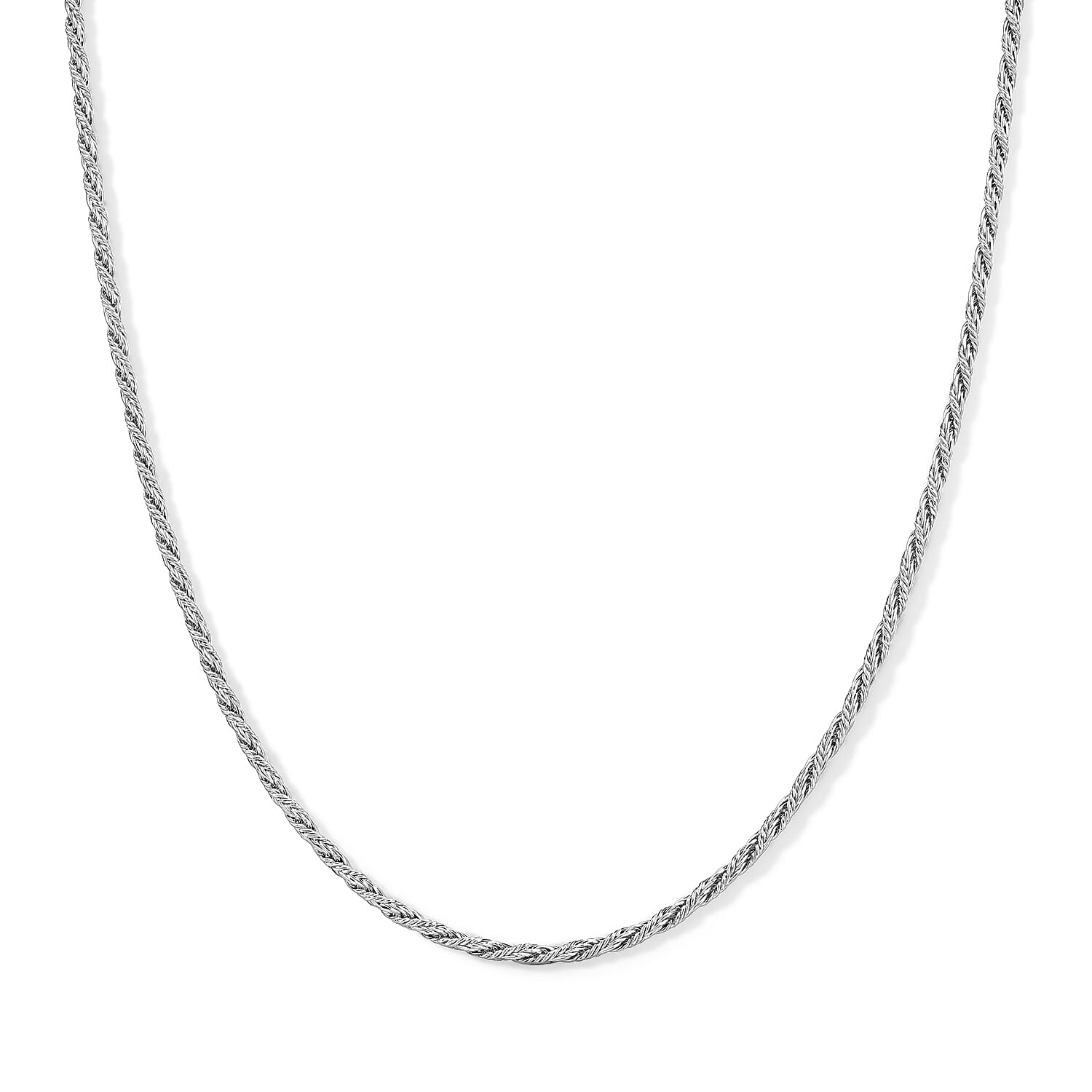 Fancy Chain Necklace (24-26 Inches) in Stainless Steel